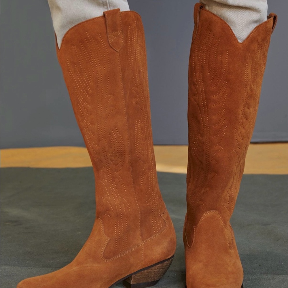 Jeffery Campbell Knee-High Western Boots